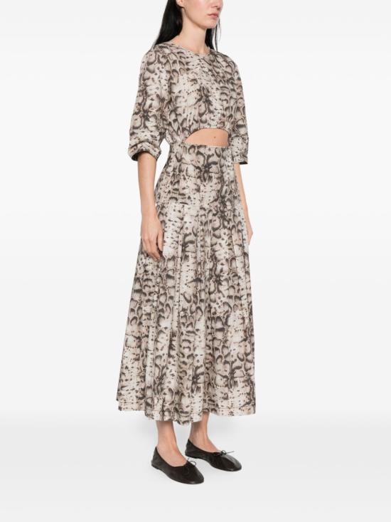 26SS 핑코 미디 원피스 106850A3B1CZ9 BEIGE NERO - PINKO