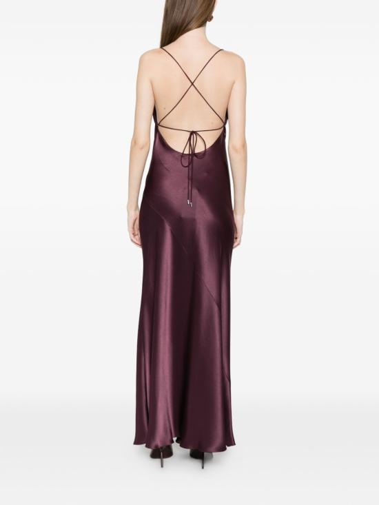 26SS 핑코 롱 원피스 106587A1Y5R57 BORDEAUX - PINKO