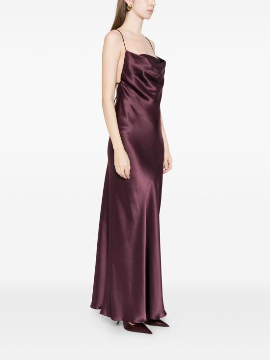 26SS 핑코 롱 원피스 106587A1Y5R57 BORDEAUX - PINKO