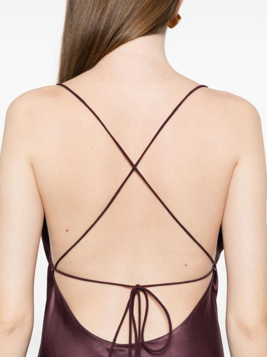 26SS 핑코 롱 원피스 106587A1Y5R57 BORDEAUX - PINKO