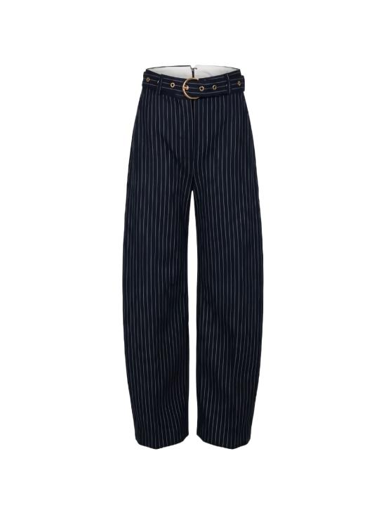 26SS 핑코 스트레이트 팬츠 107598A3NYEZ1 BLU BIANCO - PINKO