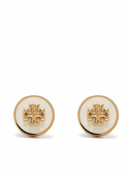 26FW 토리버치 이어링 90547700 GOLD CREAM - TORY BURCH