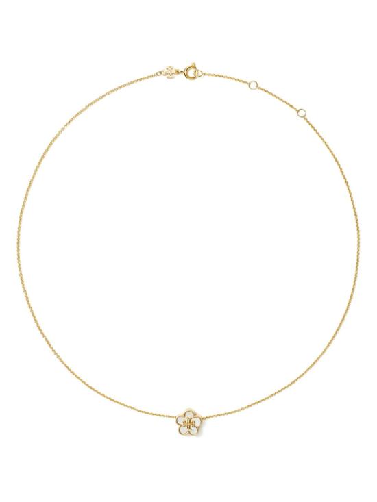 26FW 토리버치 키라 플라워 네크리스 158996700 GOLD - TORY BURCH