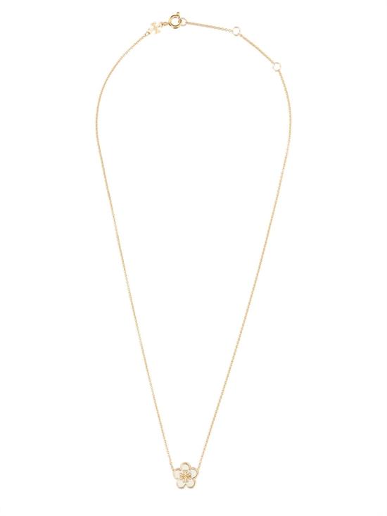 26FW 토리버치 키라 플라워 네크리스 158996700 GOLD
