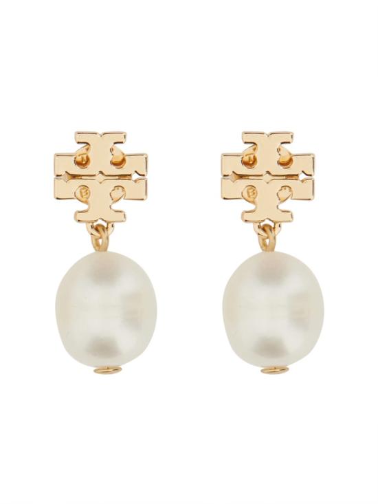 26FW 토리버치 Kira 펄 드랍 이어링 65156709 IVORY GOLD - TORY BURCH
