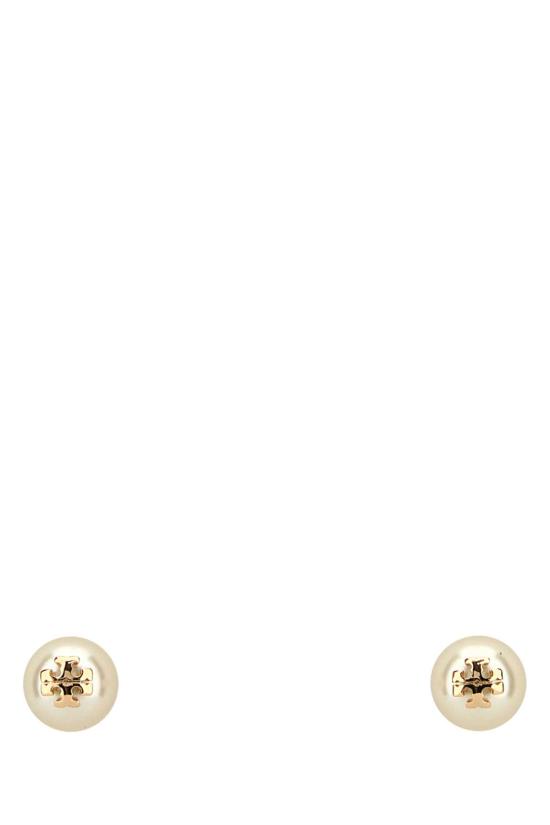 26FW 토리버치 크리스탈 펄 스튜디오 이어링 11165514110 IVORY GOLD