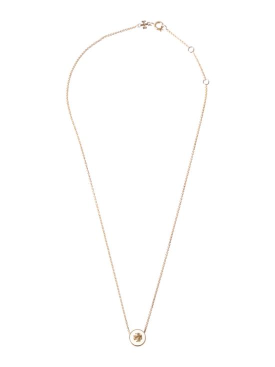 26FW 토리버치 키라 에나멜 펜던트 네크리스 90549700 GOLD IVORY - TORY BURCH