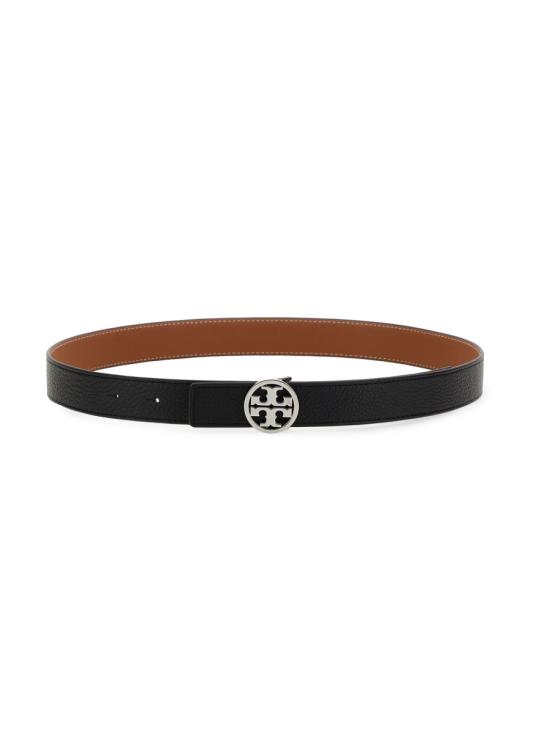 26SS 토리버치 레귤러 벨트 138935002 BLACK SILVER - TORY BURCH