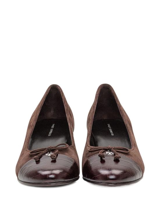 25FW 토리버치 스웨이드 힐 169480202 Brown