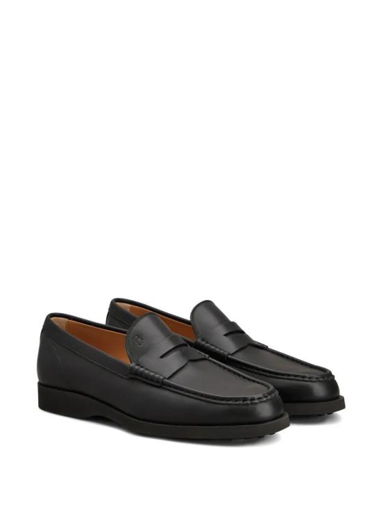 26SS 토즈 레더 로퍼 XXM98L0KC00N6MB999 Black - TODS