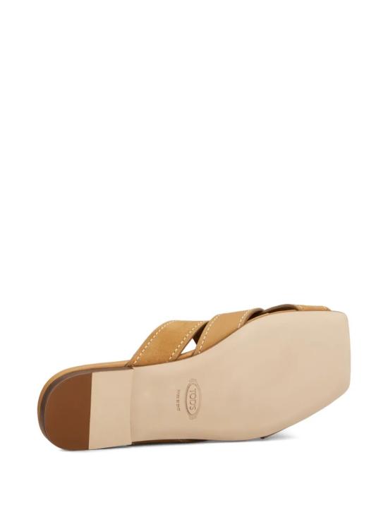 26SS 토즈 레더 크로스 스트랩 샌들 XXW99L0JY50V1SZZZR Tan - TODS