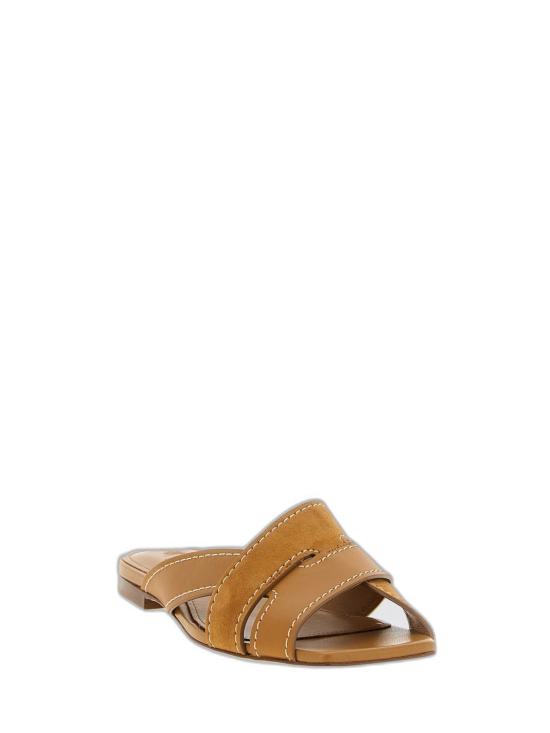26SS 토즈 레더 크로스 스트랩 샌들 XXW99L0JY50V1SZZZR Tan - TODS