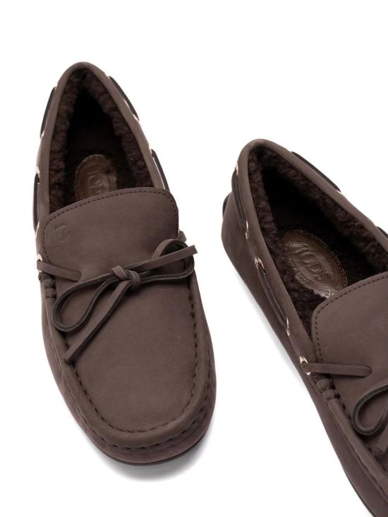 25FW 토즈 곰마 시어링퍼 스웨이드 모카신 XXW10L0JR20UFQ9999 Brown - TODS