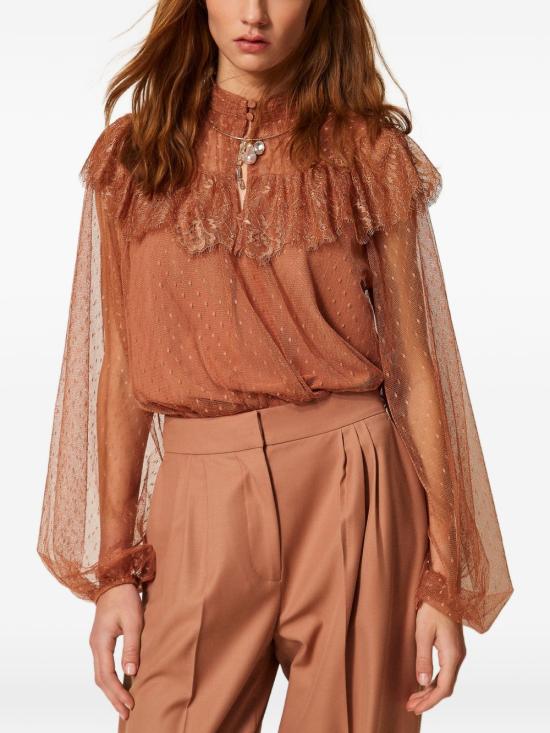 26SS 트윈셋 블라우스 261TP2772S1528913168 MOCHA MOUSSE - TWINSET