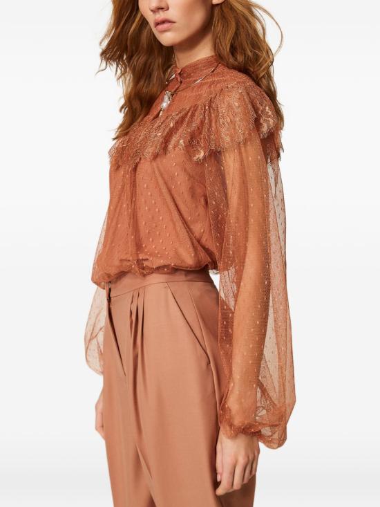 26SS 트윈셋 블라우스 261TP2772S1528913168 MOCHA MOUSSE - TWINSET