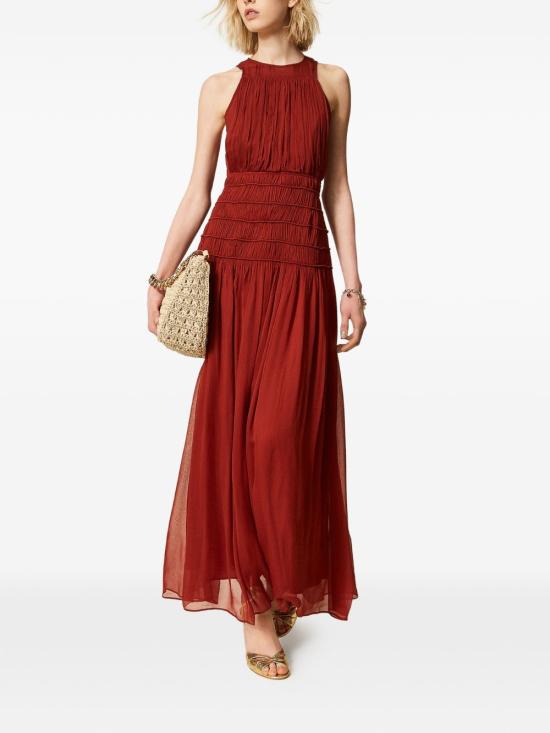 26SS 트윈셋 롱 원피스 261TT2041S0795513332 BROWN HENNA - TWINSET