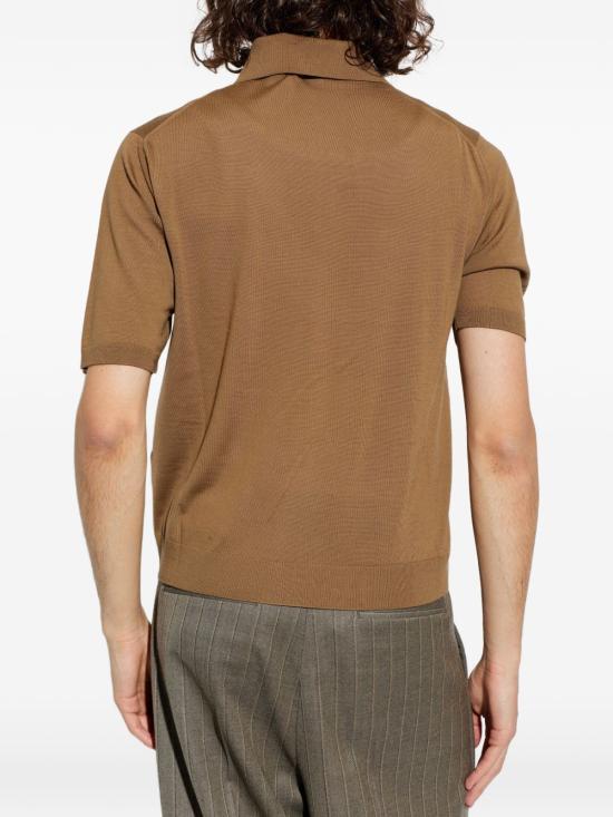26SS 베르사체 반팔 셔츠 10235551A174081N100 CHESTNUT - VERSACE