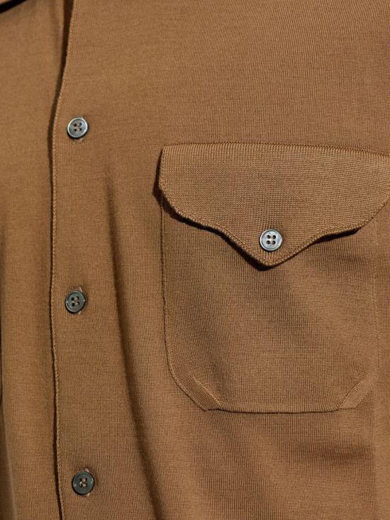 26SS 베르사체 반팔 셔츠 10235551A174081N100 CHESTNUT - VERSACE