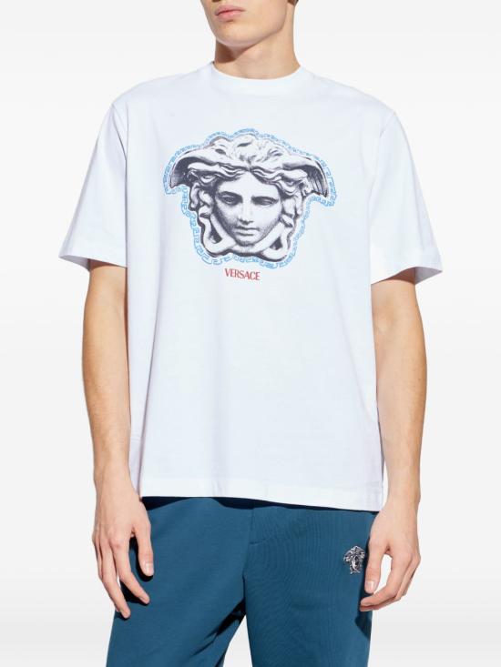 26SS 베르사체 반팔 티셔츠 10133021A167531W000 White - VERSACE