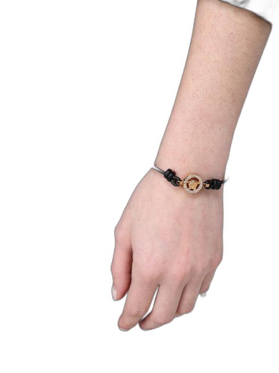 26SS 베르사체 브레이슬릿 10196681A051691B130 BLACK - VERSACE