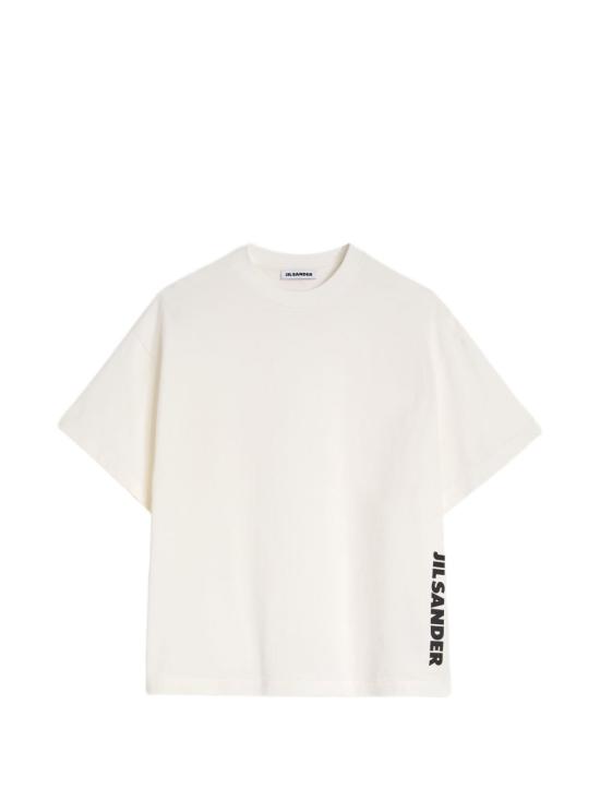26FW 질샌더 반팔 티셔츠 J02GC0173J20347102 White