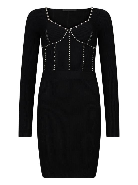 26SS 리우조 미디 원피스 PA6018MS99EC3912 NERO EMBRODERY
