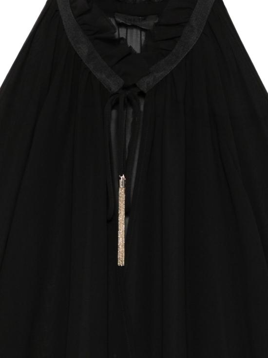 25FW 리우조 후드 티셔츠 CF5396TS86922222 Black - LIU JO