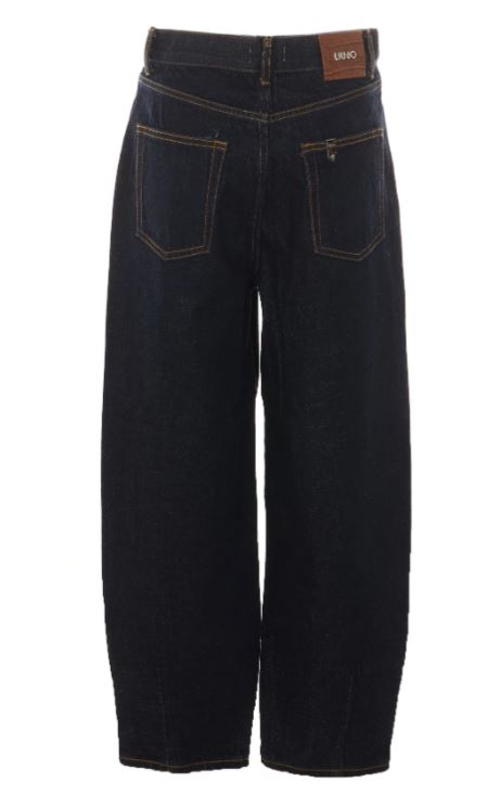 26FW 리우조 스트레이트 팬츠 UF6159D485477000 Dark blue - LIU JO