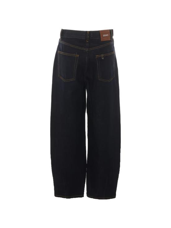 26FW 리우조 스트레이트 팬츠 UF6159D485477000 Dark blue - LIU JO