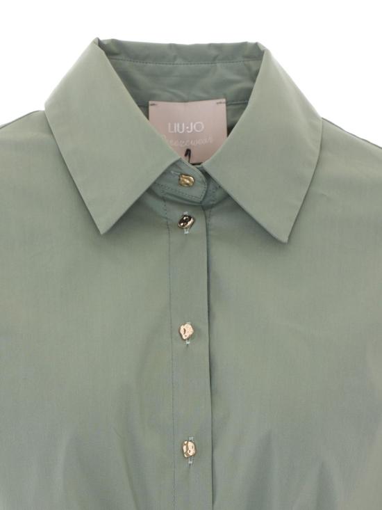 26SS 리우조 블라우스 CA6281T297AP9639 GREEN PEPPERMINT - LIU JO