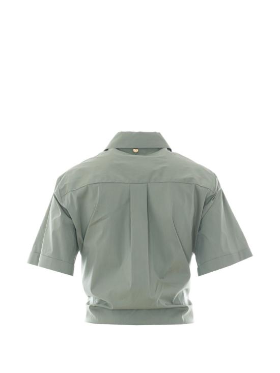 26SS 리우조 블라우스 CA6281T297AP9639 GREEN PEPPERMINT - LIU JO