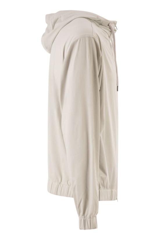 26SS 에르노 후드 티셔츠 JC000077U12588S9403 GRIGIO PERLA - HERNO