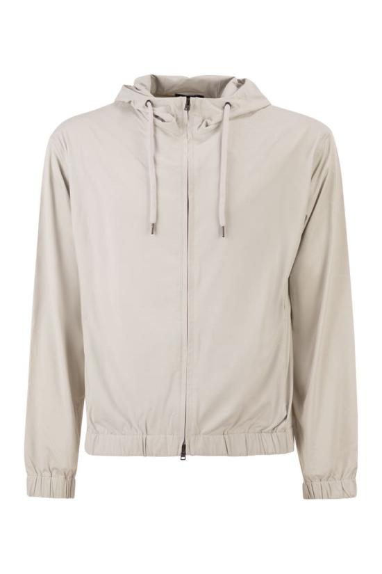 26SS 에르노 후드 티셔츠 JC000077U12588S9403 GRIGIO PERLA