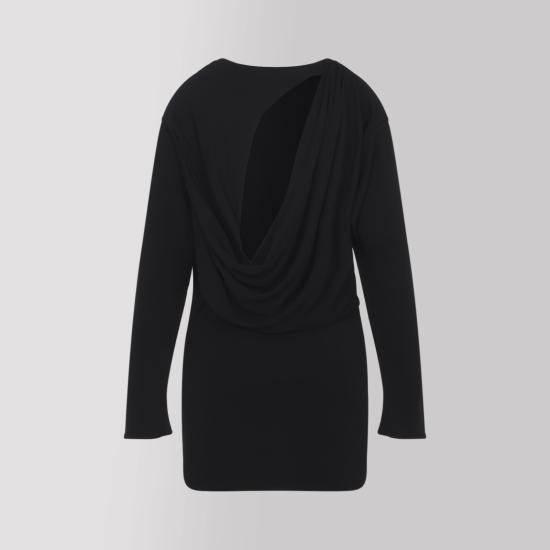 26SS 자크뮈스 미디 원피스 DRW00823AJ00253990 BLACK - JACQUEMUS