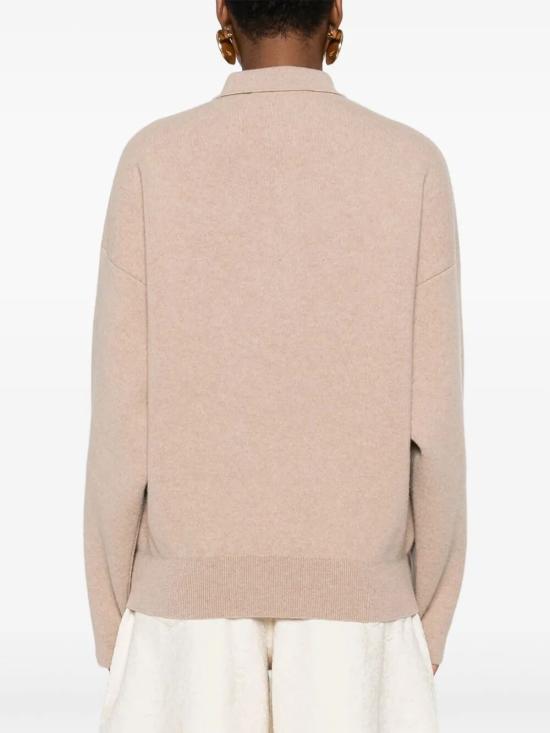 25FW 자크뮈스 폴로 티셔츠 25HSWW00623AK00276150 Beige - JACQUEMUS