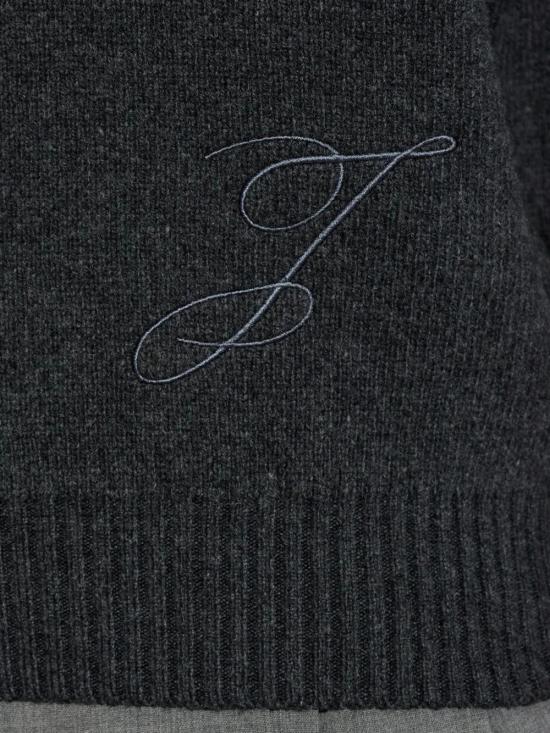 25FW 자크뮈스 터틀넥 25HSWW00624AK00278970 Grey - JACQUEMUS
