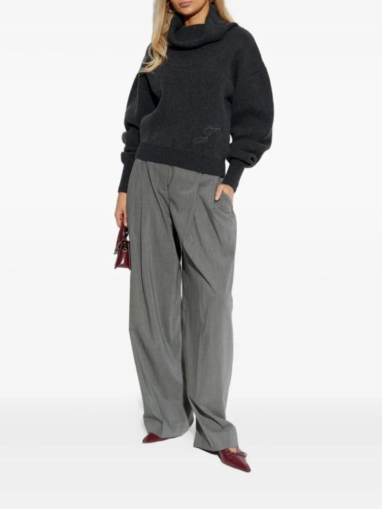 25FW 자크뮈스 터틀넥 25HSWW00624AK00278970 Grey - JACQUEMUS