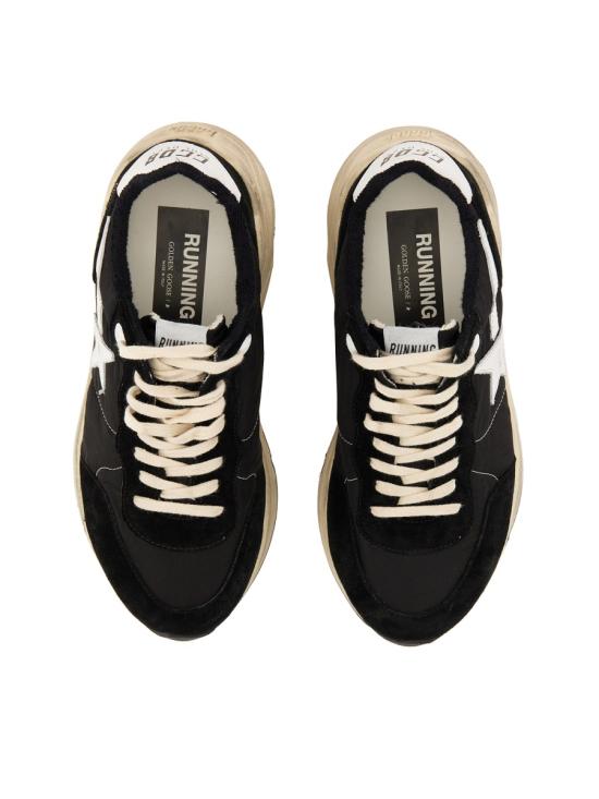 26FW 골든구스 러닝솔 스니커즈 GMF00272F00475680203 BLACK WHITE - GOLDEN GOOSE