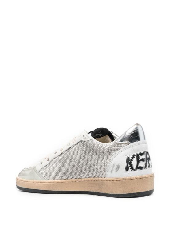 26FW 골든구스 볼스타 스니커즈 GMF00117F00321581780 SILVER BLACK WHITE - GOLDEN GOOSE