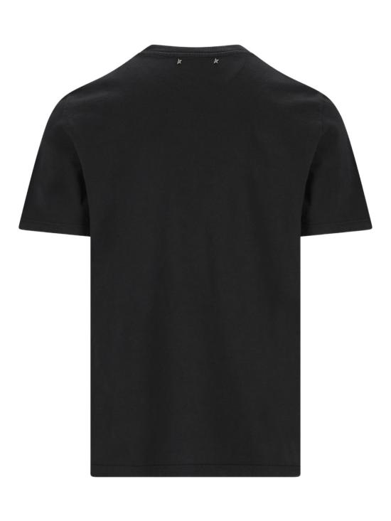26SS 골든구스 반팔 티셔츠 GUP01220P00237090100 BLACK - GOLDEN GOOSE