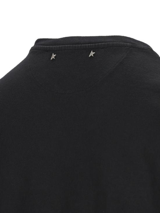 26SS 골든구스 반팔 티셔츠 GUP01220P00237090100 BLACK - GOLDEN GOOSE