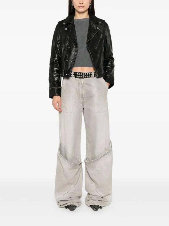 26SS 골든구스 가죽 자켓 GWP02137P00119590100 BLACK - GOLDEN GOOSE