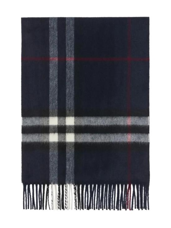 26FW 버버리 체크 캐시미어 머플러 8112641A1249 INK BLUE - BURBERRY