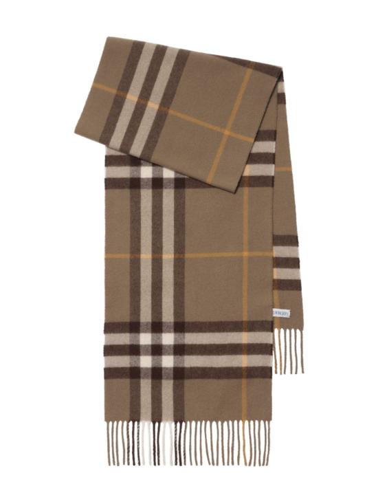 26FW 버버리 체크 캐시미어 스카프 8112647C3264 VOLE BROWN - BURBERRY