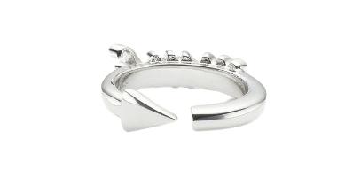 26SS MM6 메종마르지엘라 반지 SM7UQ0123P9156HB589 Silver - MM6 MAISON MARGIELA