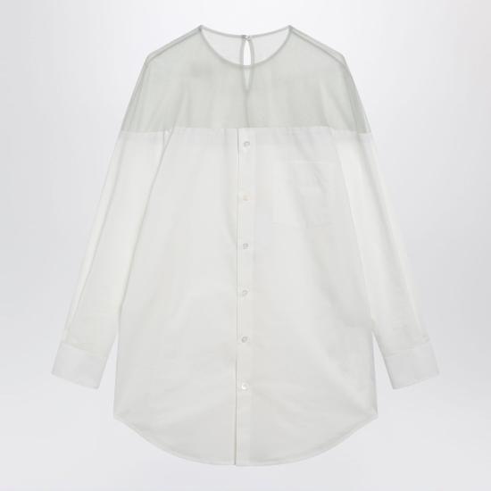 26SS MM6 메종마르지엘라 셔츠 S62NH0053M35256101 White