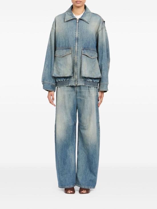 26SS MM6 메종마르지엘라 데님 자켓 S52AM0348M30055961 Light blue - MM6 MAISON MARGIELA