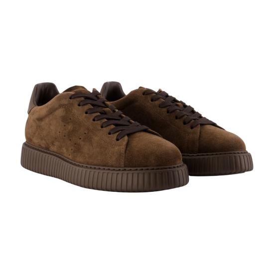 26FW 호간 스니커즈 HXM6770GF5FUHOS610 Brown - HOGAN