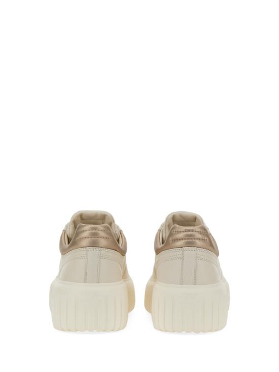 26SS 호간 H-스트라이프 스니커즈 HXW6450FC60KU00GAN Beige - HOGAN
