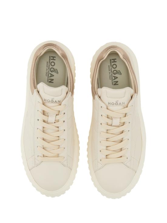 26SS 호간 H-스트라이프 스니커즈 HXW6450FC60KU00GAN Beige - HOGAN